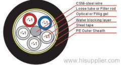 The Level Twists Steel Tape Light Armored Optical Fiber Cable