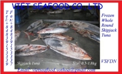 WHOLE ROUND FROZEN SKIPJACK TUNA