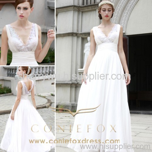 Coniefox New arrival white wedding dresses
