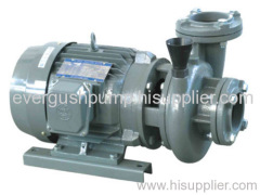 Close coupled vortex centrifugal pump