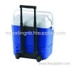 Cooler Box 36L with retractable handle and wheels