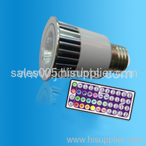 5w rgb E27 led spot light