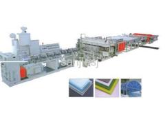 PC, PP, PE, PVC Hollow Grid Board Production Line.