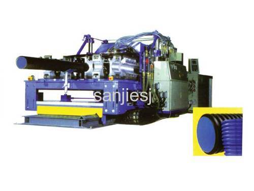 PE,PVC Twin-Wall Corrugated Pipe Production Line