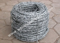 PVC coated barbed wire