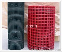 red pvc coated welded wire mesh fences