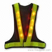 16pc LED Reflective Safety Vest