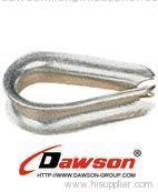 DIN6899 wire rope thimble-galvanized thimble
