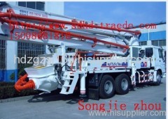 concrete pump truck