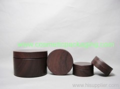 wood jar,wood cosmetic packaging, wood bottles