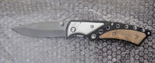 3.7" black ceramic blade folding knife