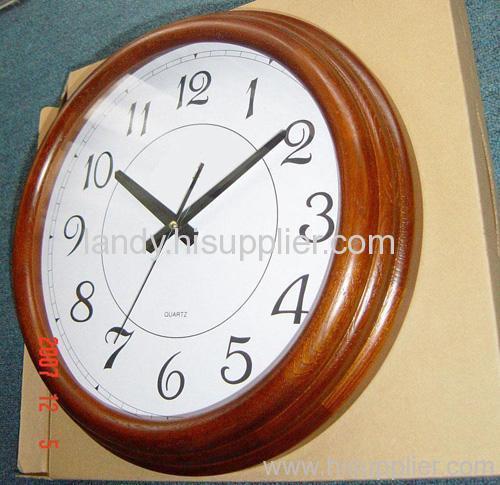Wood wall clocks