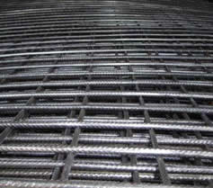 black welded wire mesh panels