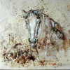 heavy color animal oil painting