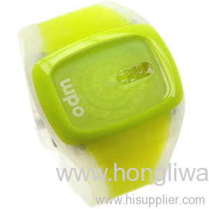 Colorful silicone watch