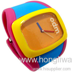 fashion silicone jelly watch