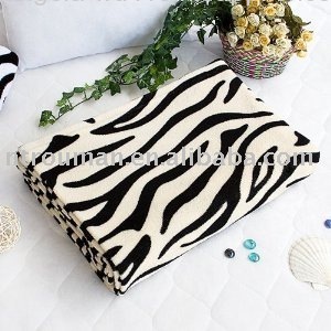 coral fleece printed blanket