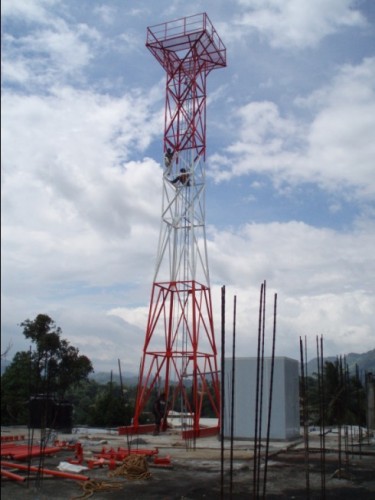 Microwave steel Tower