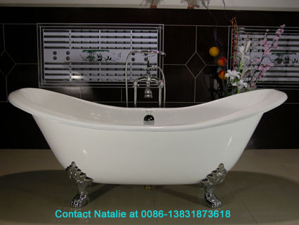 Double ended slipper bathtub