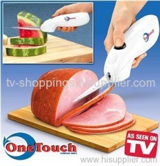 One touch cordless knife