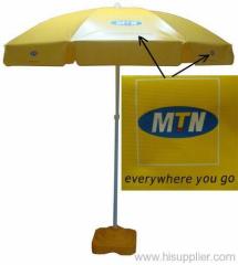 pvc beach umbrella with printing