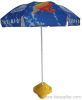 180cm 200g polyester made advertising beach umbrella