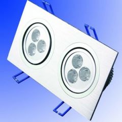 6w square downlight