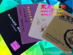 hot stamping PVC card