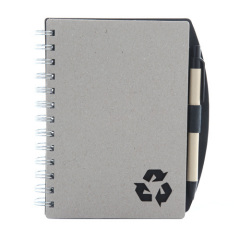 Recycled Notebook with pen