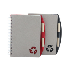 Recycled Notebook with pen