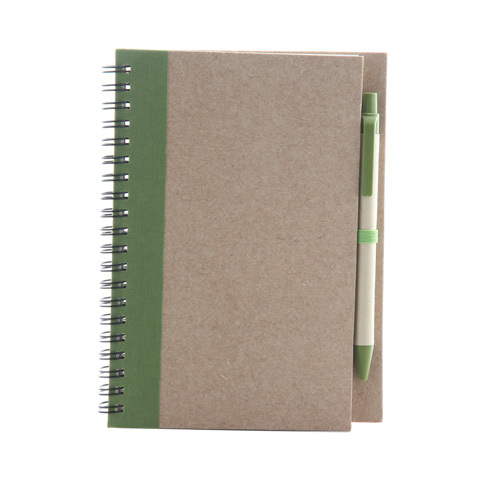 Recycled Note book with pen