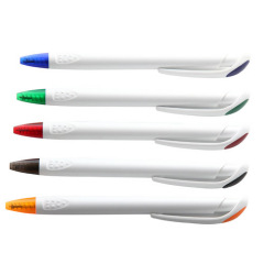 promotional 0.7mm Retractable Plastic Ballpoint Pen