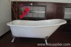 classical cast iron bathtub