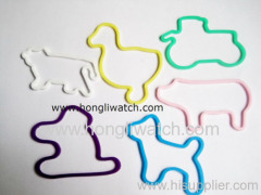 Animal shape silicone band