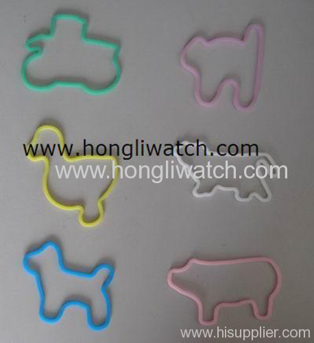 Animal shape silicone silly band