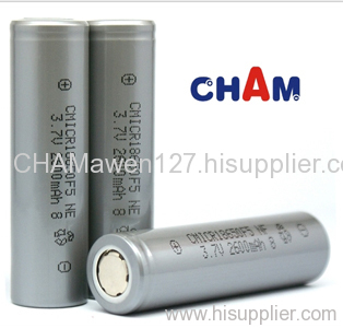 18650 cylindrical rechargeable li-ion battery cell 2400mAh