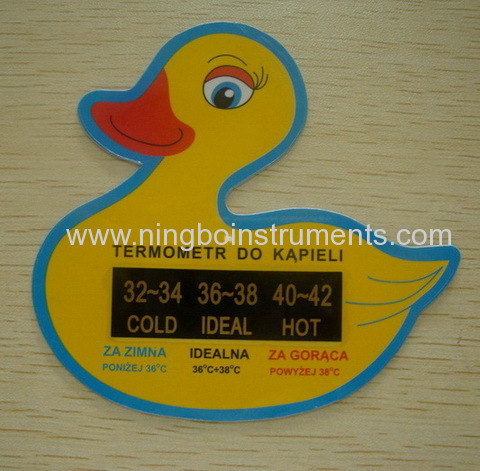 Duck bath thermometer