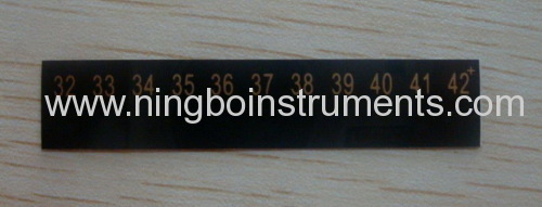 thermometer strip