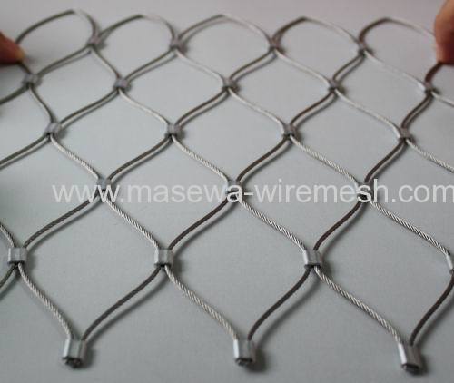 Stainless steel rope mesh for zoo