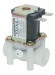 Solenoid valve with flow limit