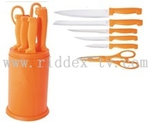 6pcs knives set with PP block