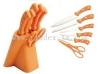 6pcs knives set with PP block