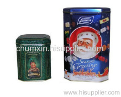 retangle cookies tin box