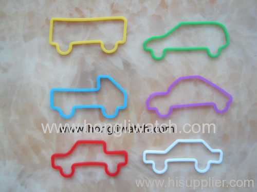 car shaped silicone bands
