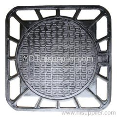 manhole cover with frame
