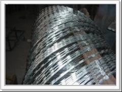 Galvanized Razor Wire Fence