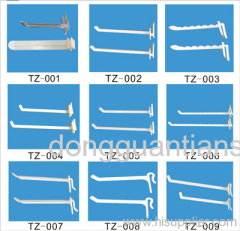 Display cases hook,Display box hook,Supermarket hook,Plastic hook