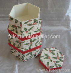 Hexagonal paper box