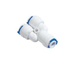 Three way divider water filter connector for RO machine