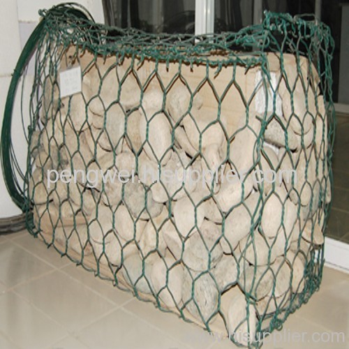 PVC coated gabion meshs